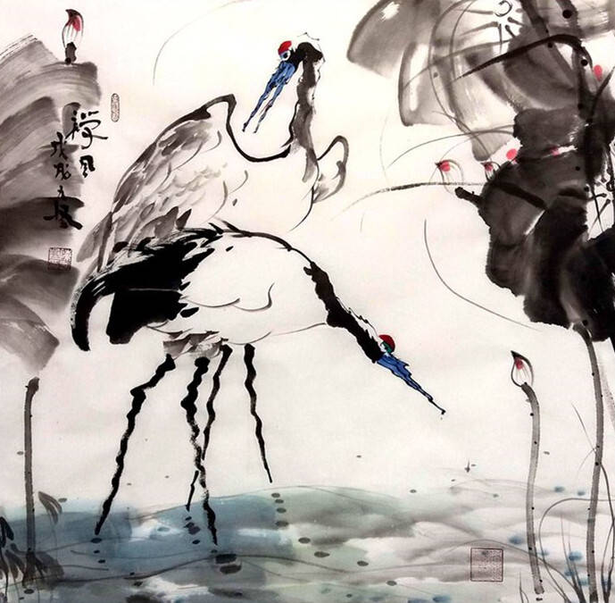 "东方鹤王"——当代著名书画家陈九怪_澳门特区政府_世界_四川省