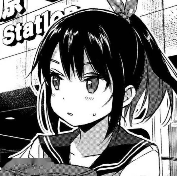 宝藏珍藏的男女生黑白动漫头像