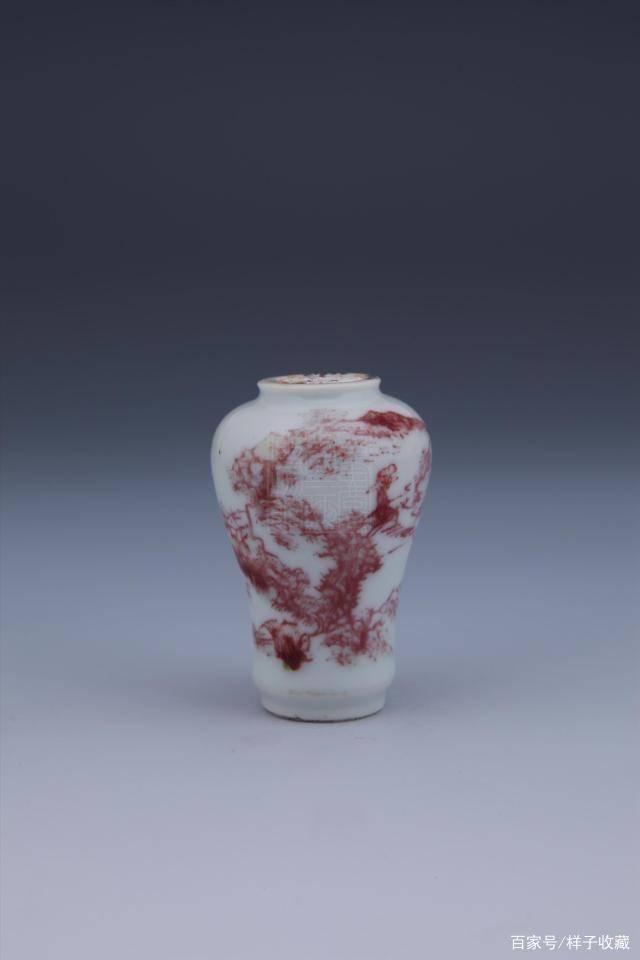 清三代青花和釉里红瓷器鼻烟壶鉴赏_cm_康熙_年制