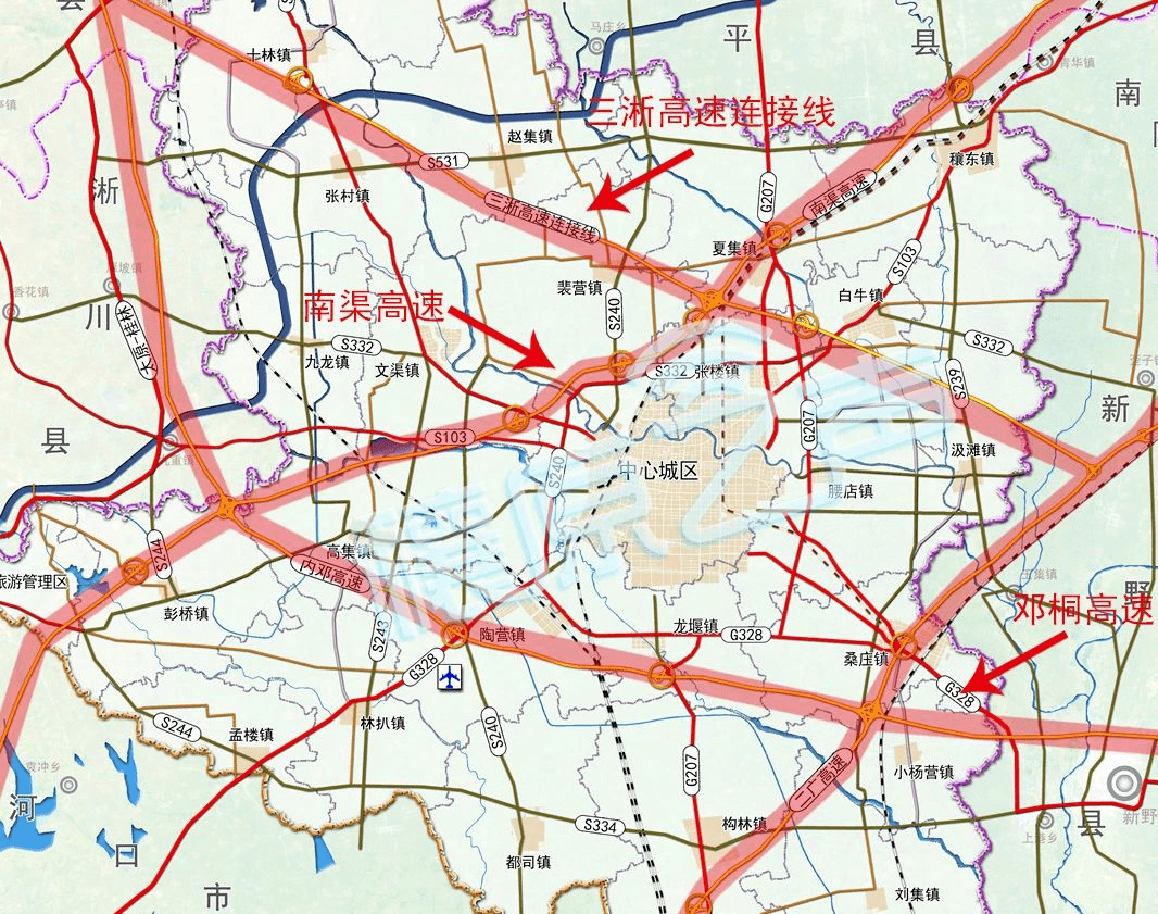 南邓高速路线图图片