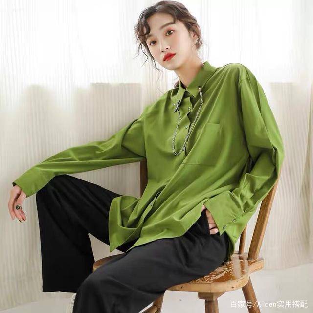 绿色衬衫怎么搭配裤子