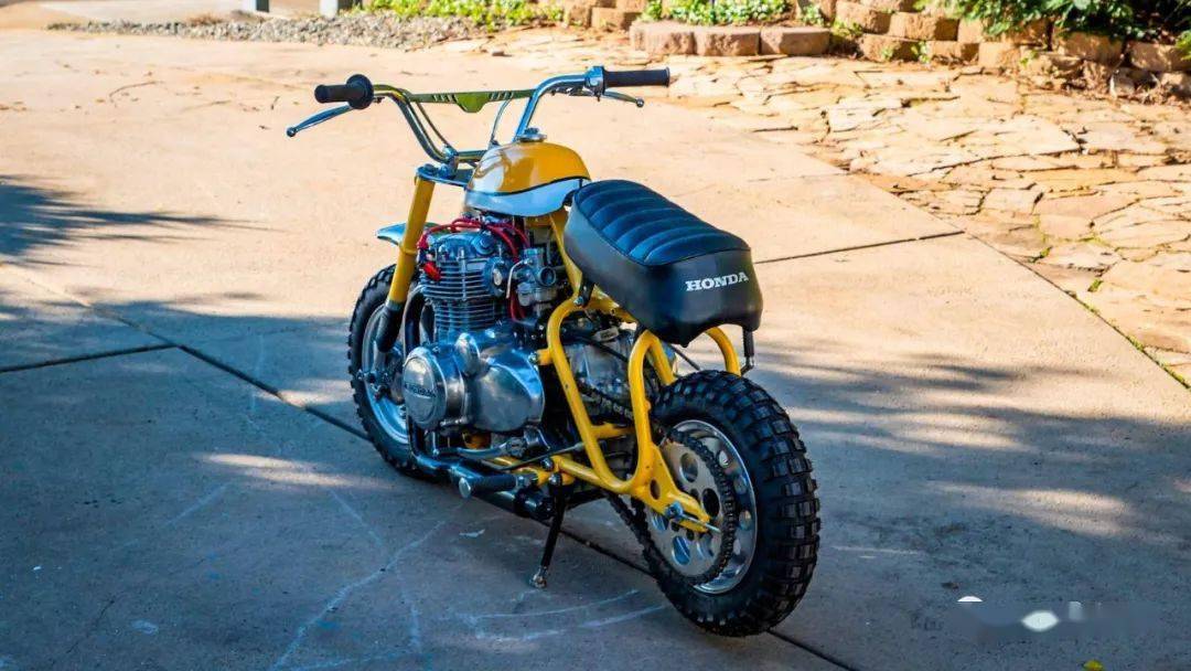 致命的改装350ml排量的hondamonkey每日一车