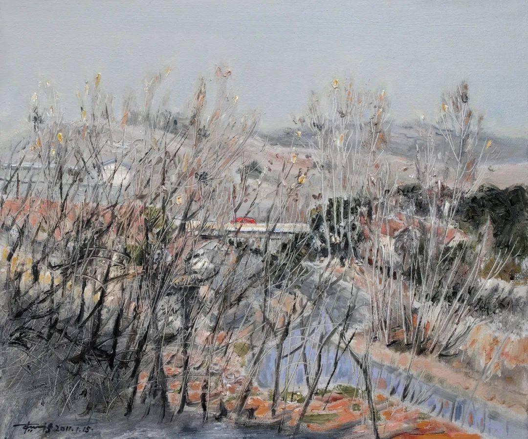 180cm80×180cm2021《对话·空间13》布面丙烯《帕劳印象—酒吧》油画