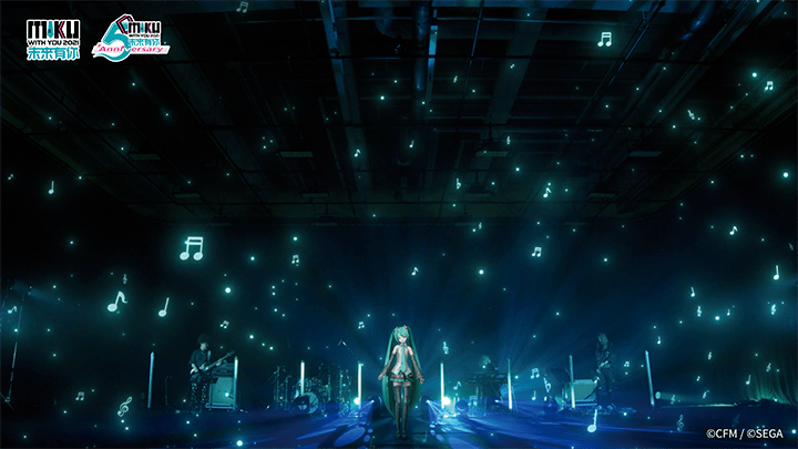 未来有你·初音未来2021演唱会完美收官,微博repo活动正式开始_舞台