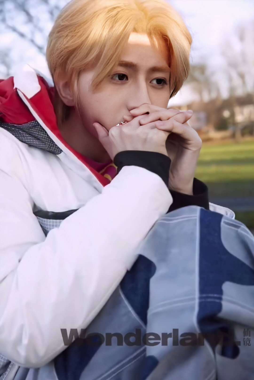 《wonderland》公开金发蔡徐坤花絮照 完美hold住各种角度_坤坤