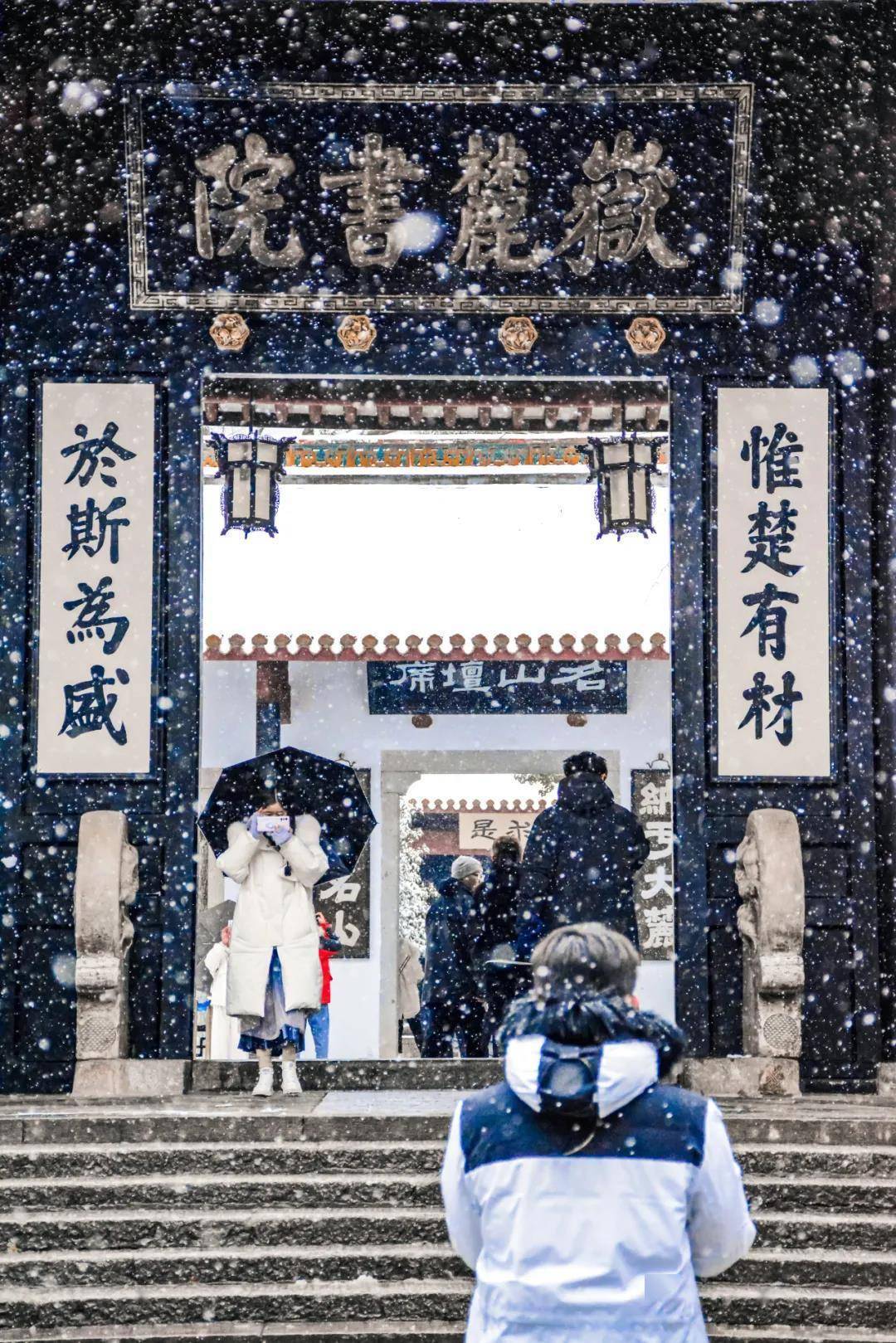 初雪|湖南高校初雪图鉴 第一次这么认真地赏雪