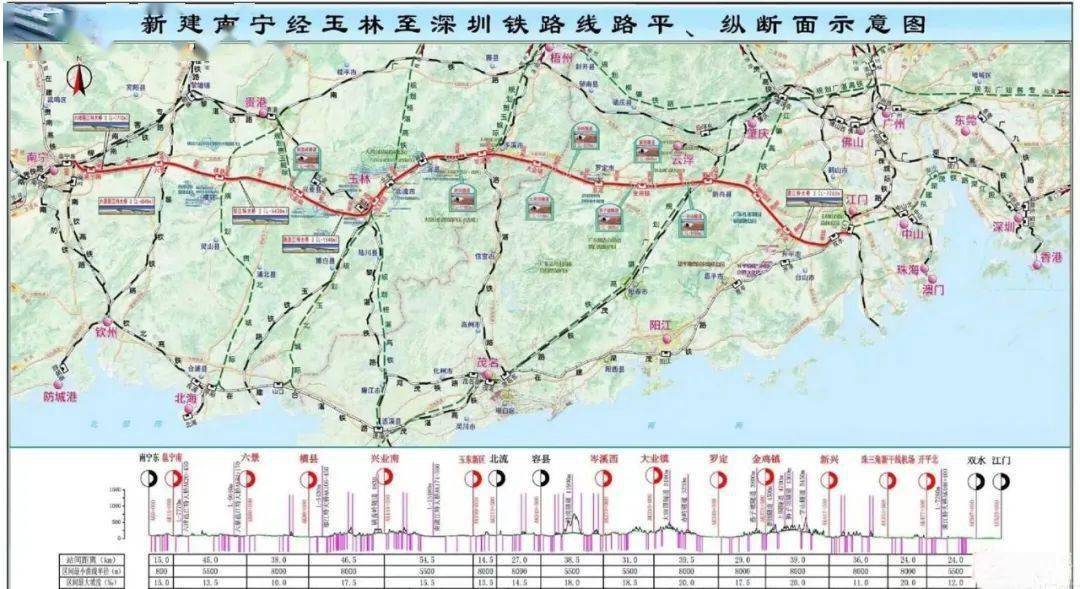 南深高铁岑溪至珠三角枢纽机场段计划明年开工