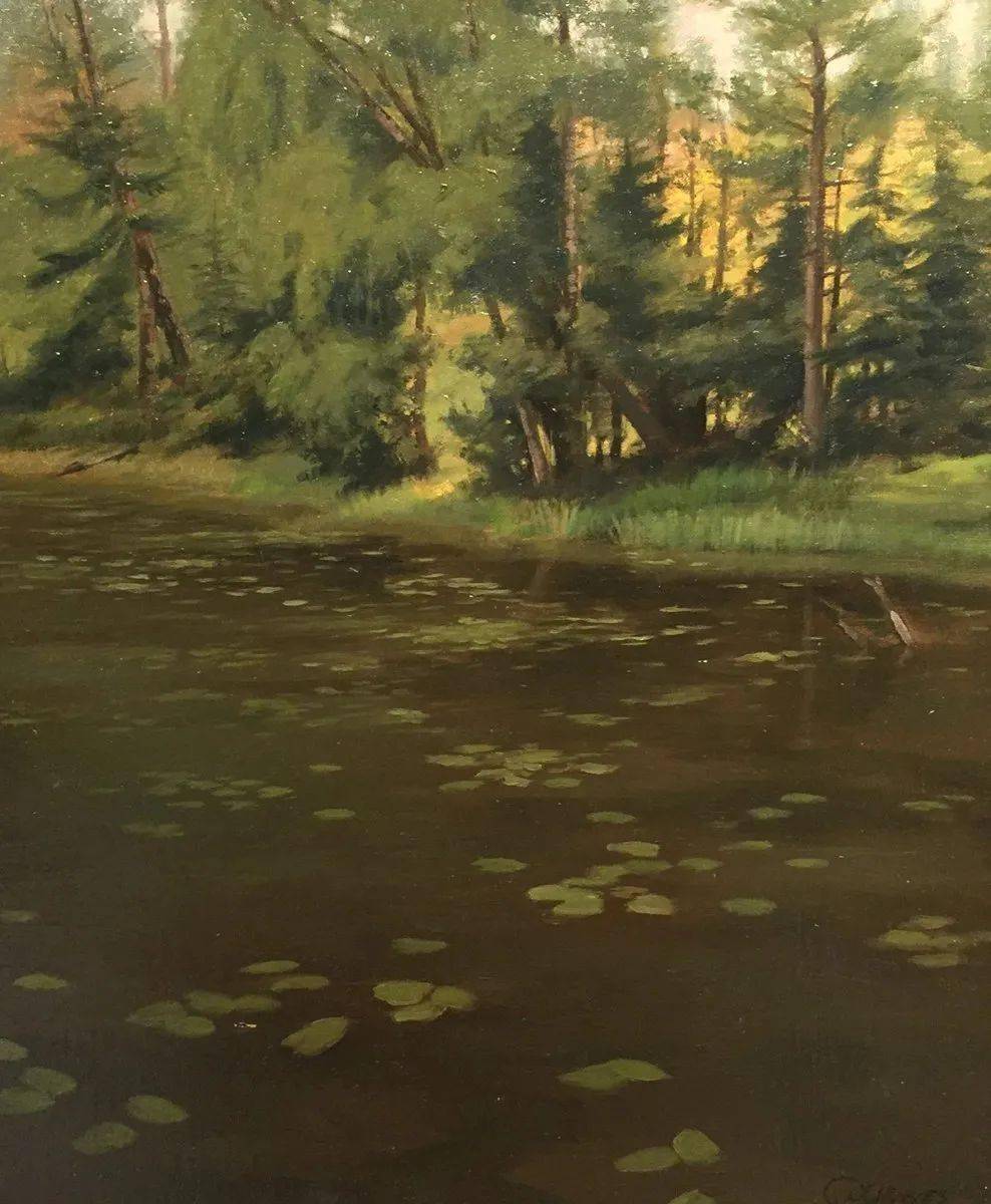 佛罗伦萨艺术学院创始人著名画家丹尼尔格雷夫斯风景油画作品欣赏