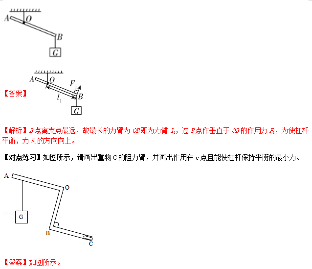 识别|中考物理做图类问题知识点、例题解析及对点练习（含答案）