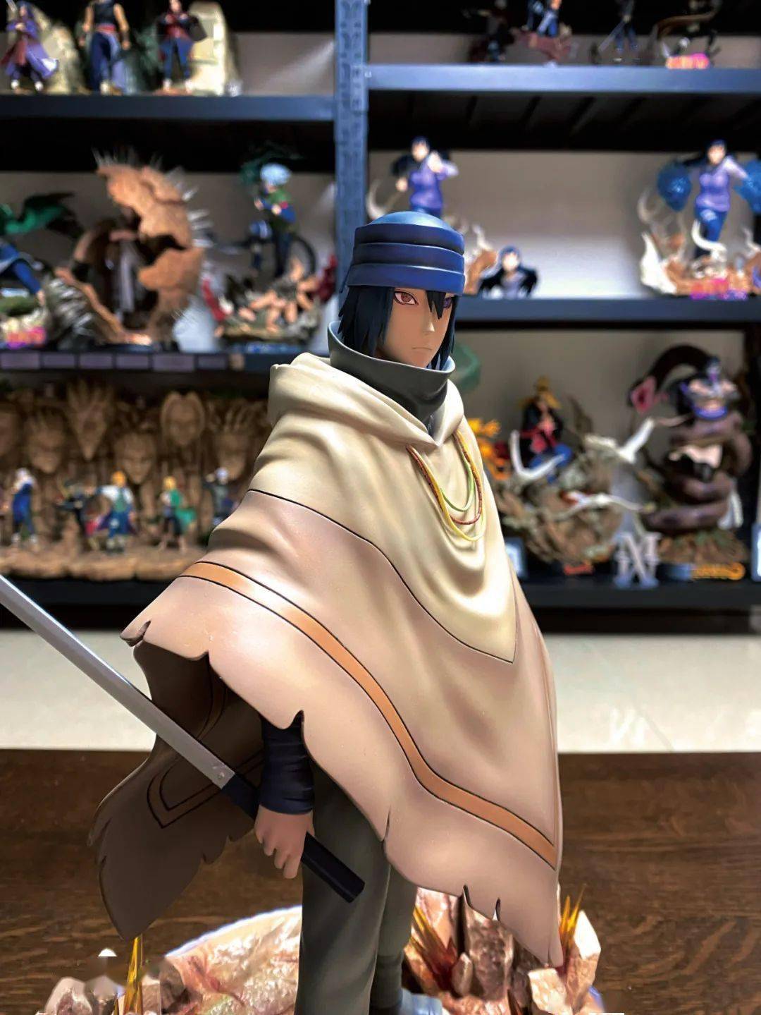 火影忍者雕像分享正版授权铸刻thelast剧场版宇智波佐助实物展示