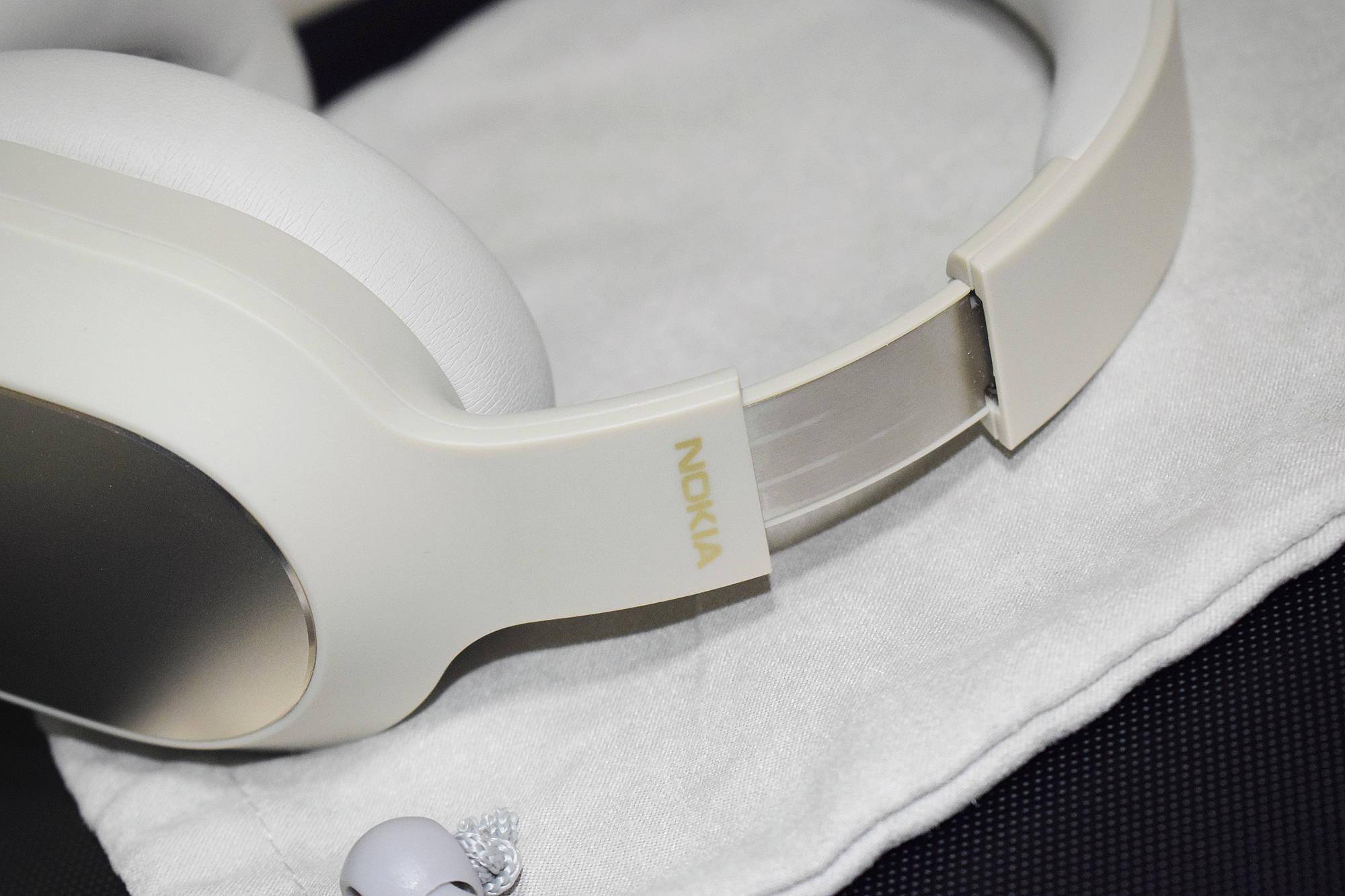 诺基亚e1200anc主动降噪头戴耳机体验_塑质_玩游戏_皮革