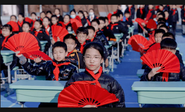 五育并举体教融合青阳县实验小学举行首届室内操比赛