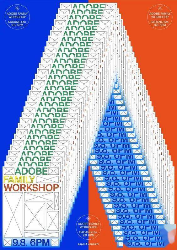 现在很流行,层层叠叠海报?_形式_设计_海豹