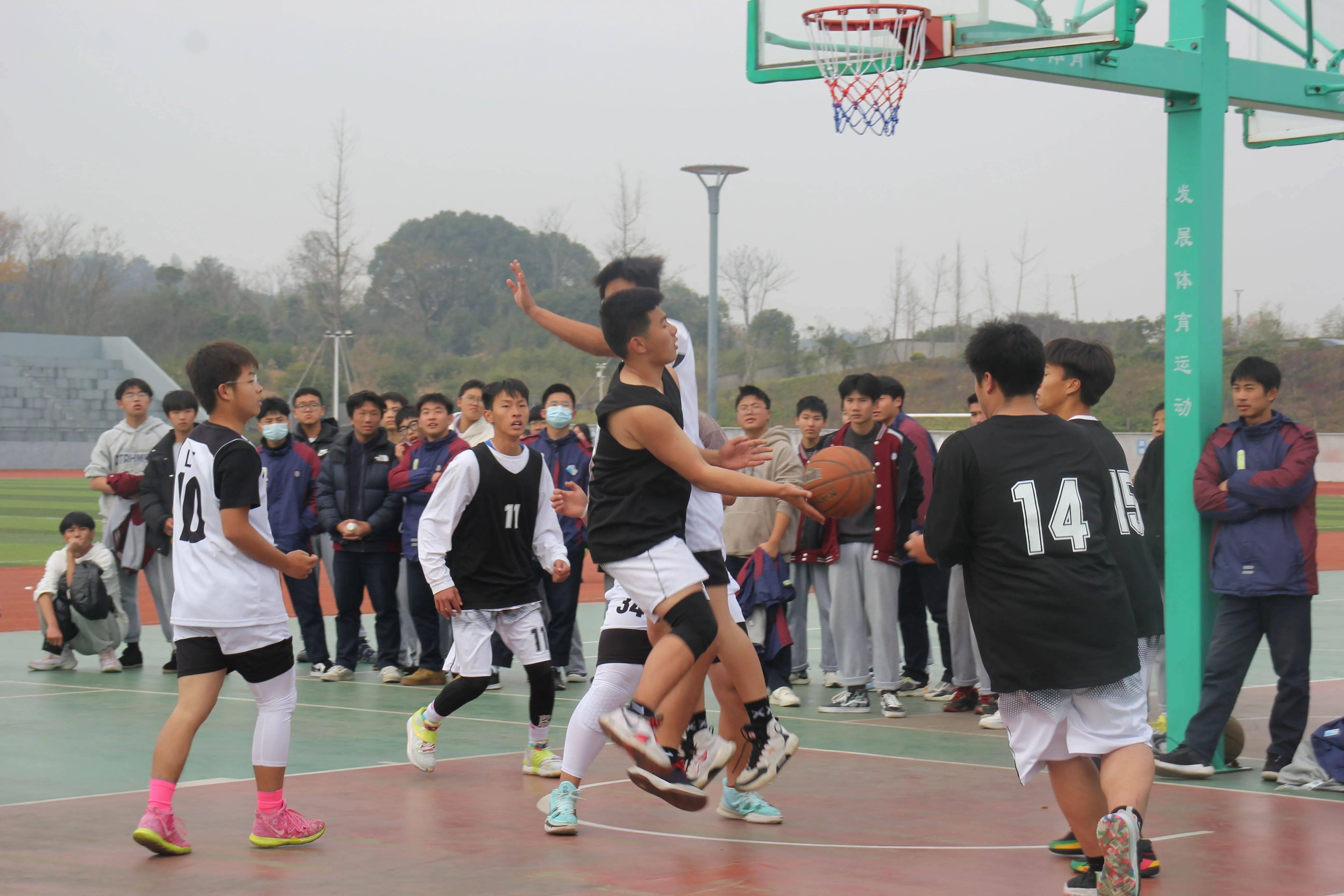校园文化艺术节系列活动新昌技师学院智能制造系举办5v5篮球比赛