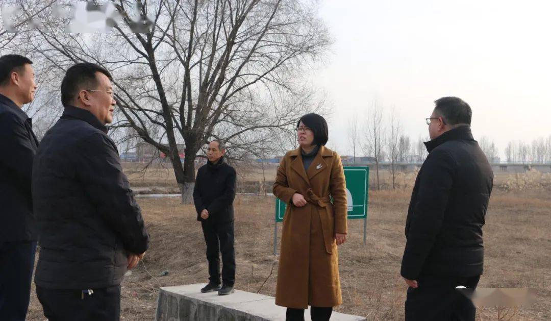 代县县委副书记,县长温安娜调研滹沱河国考断面水质达标和河长制工作