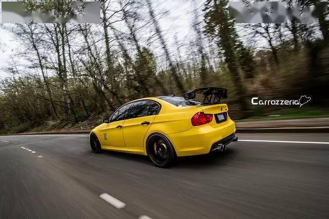 凶猛独特宝马e90335i改装鉴赏