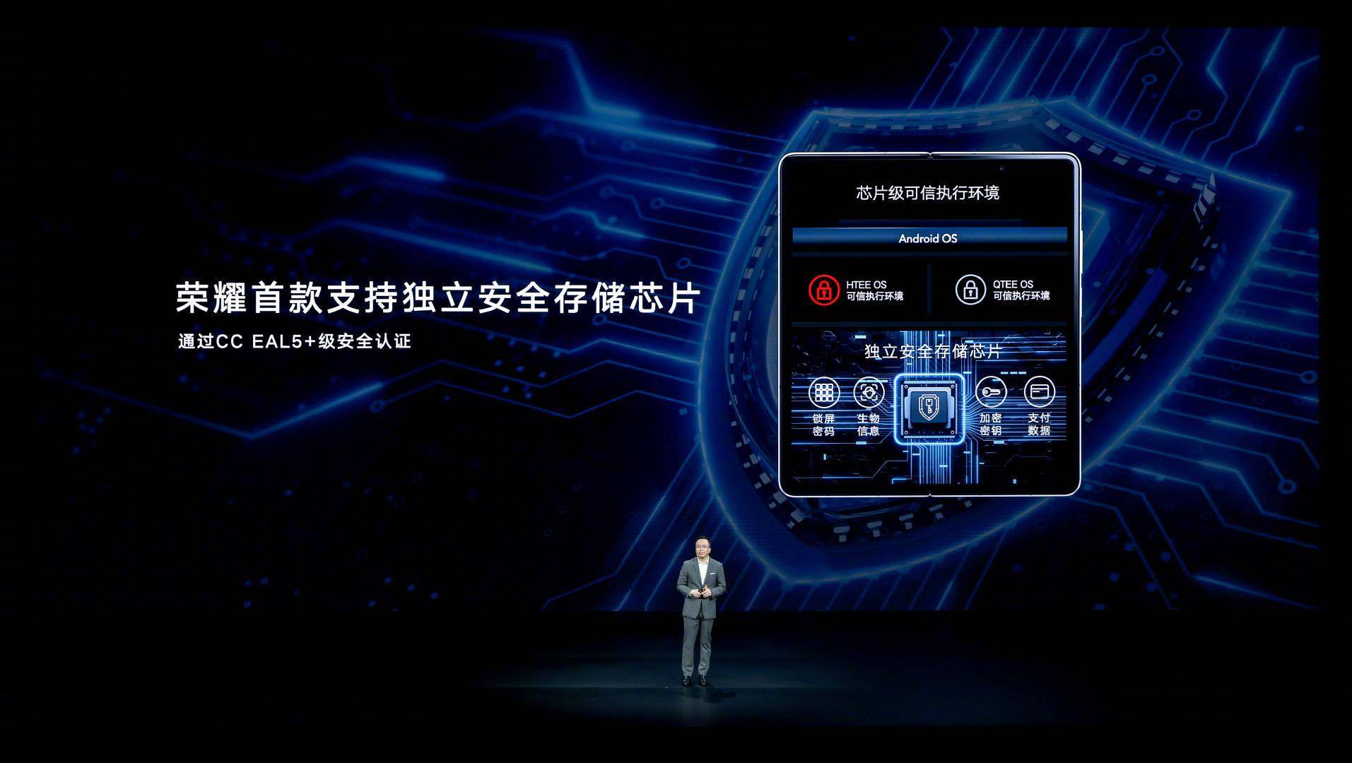 荣耀首款折叠屏手机 Magic V 正式发布：赵明现场摔给你看