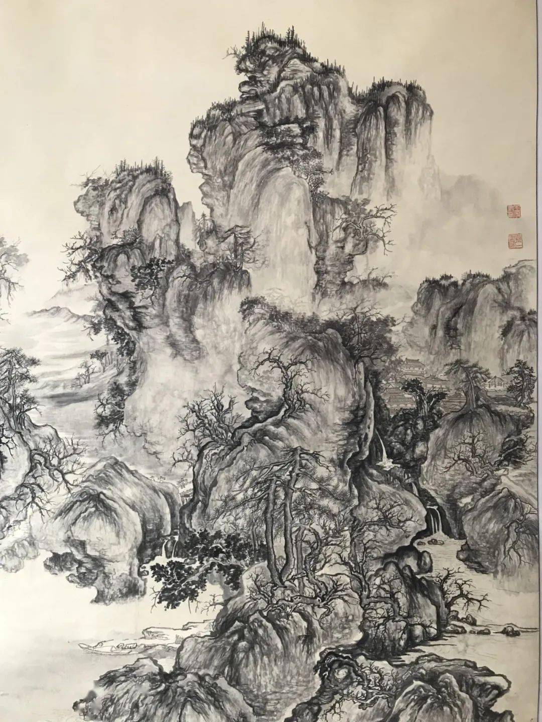 随性弄笔,脸有点墨