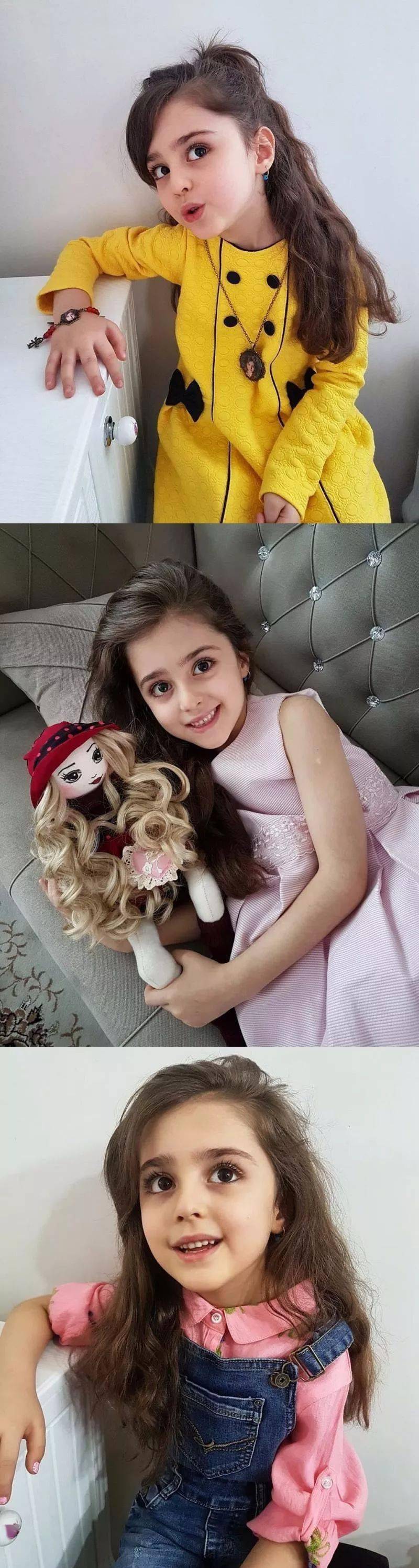 伊朗10岁全球最美女孩因太美父亲辞职做贴身保镖网友这就是洋娃娃本人