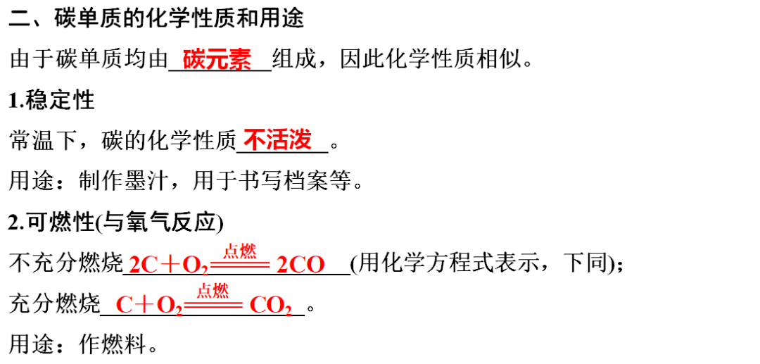 网络|初中化学期末重要知识梳理，含高频命题点整理（1-7单元）