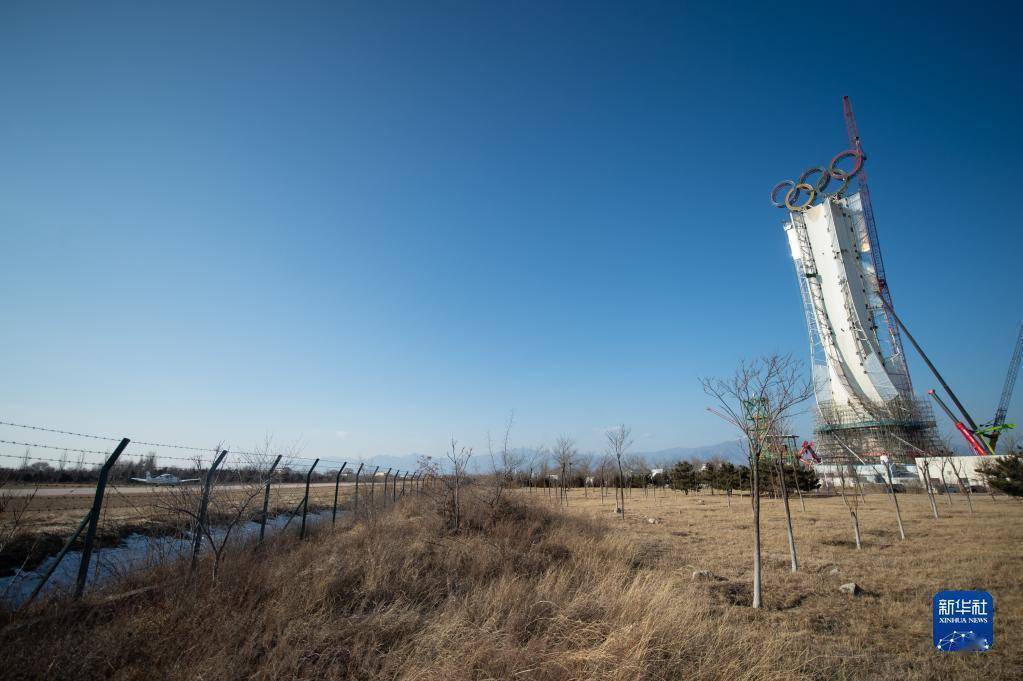 冬奥|北京：奥运五环景观塔献礼冬奥