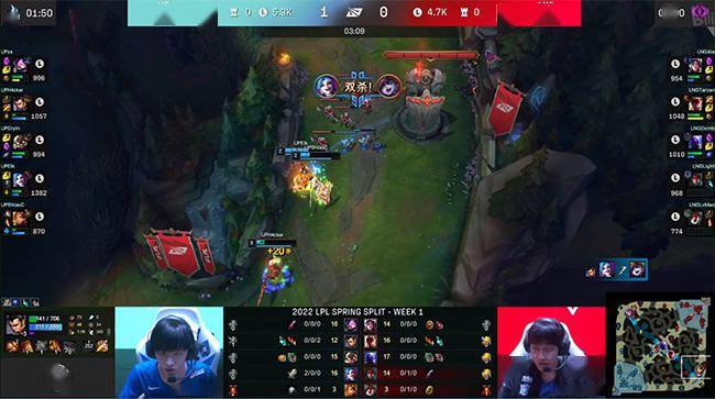 俯冲|LOL-LPL：Cryin飞机“死亡俯冲”葬送好局，LNG逆风翻盘2-0击败UP