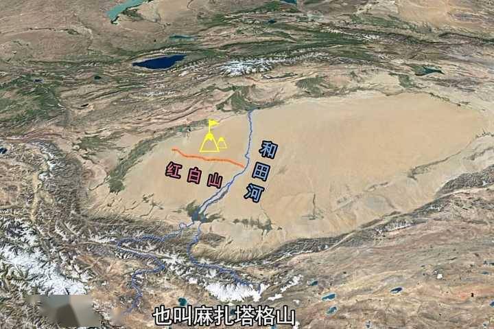 塔克拉玛干沙漠中其实还有座大山长四百多里山色红白出产玛瑙