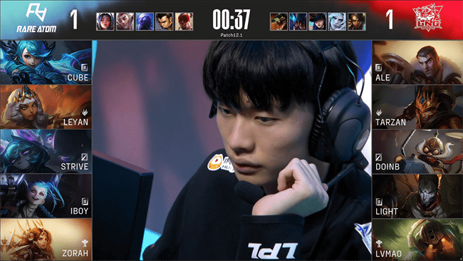 小龙|LOL-LPL：Tarzan皇子绝命抢大龙逆天翻盘，LNG苦战三局2-1战胜RA