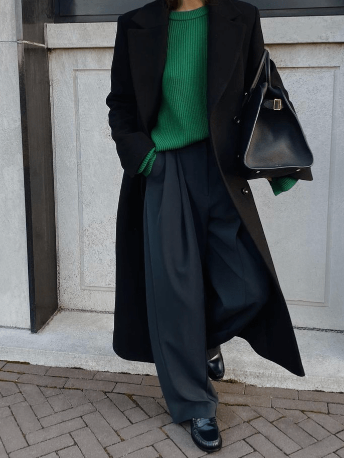 细节一身黑，换个穿法更时髦