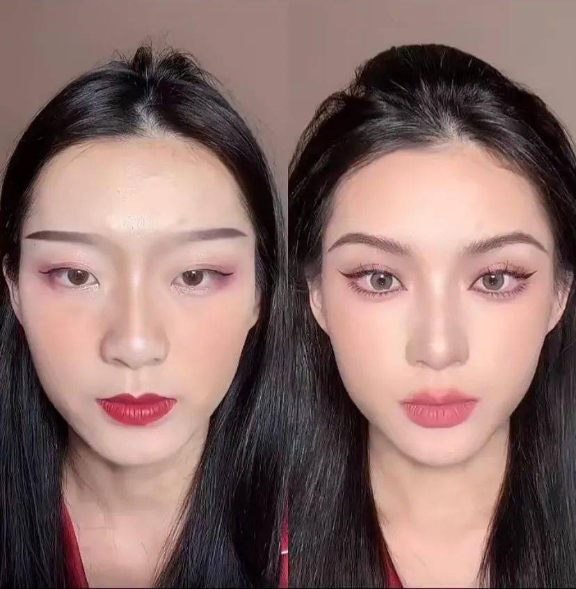现实美妆博主回归现实，「换头术」到底是真是假？