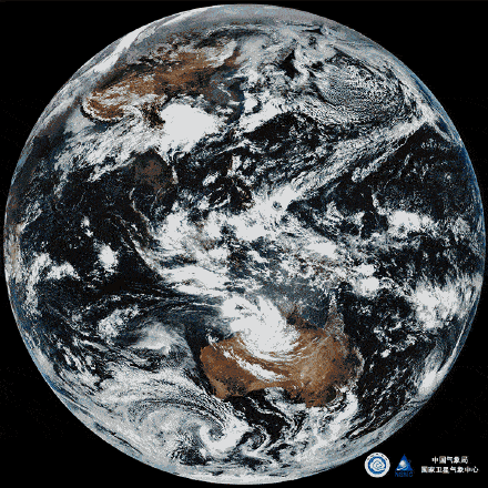 从太空看汤加火山像地球打了一个嗝