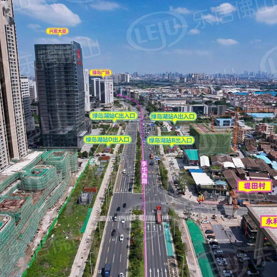 深扒佛山2号线沿线商场绿岛湖有救魁奇路人气爆棚