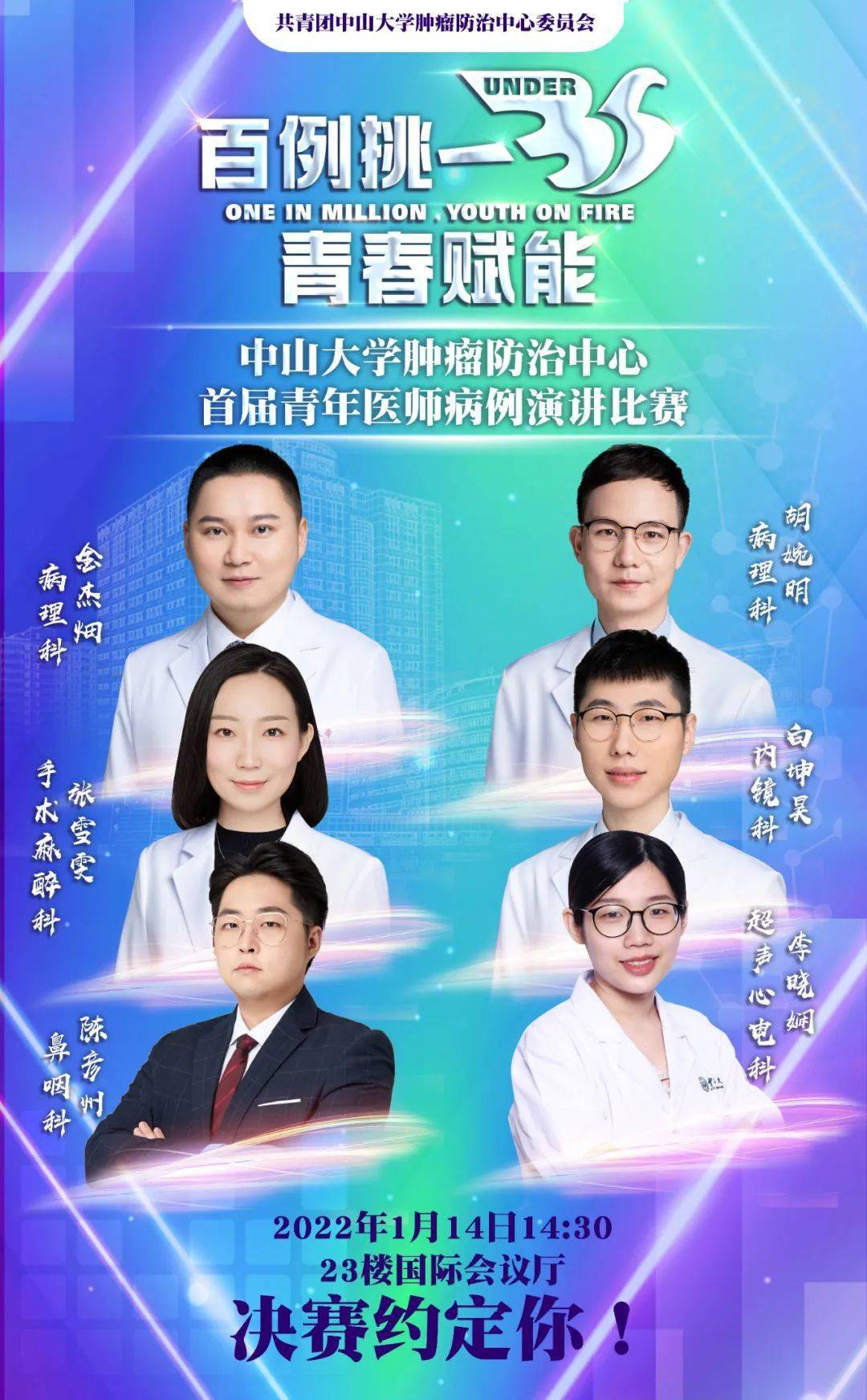 中肿青年医师参加的这个比赛一定要看~_选手_中心_李梓伦