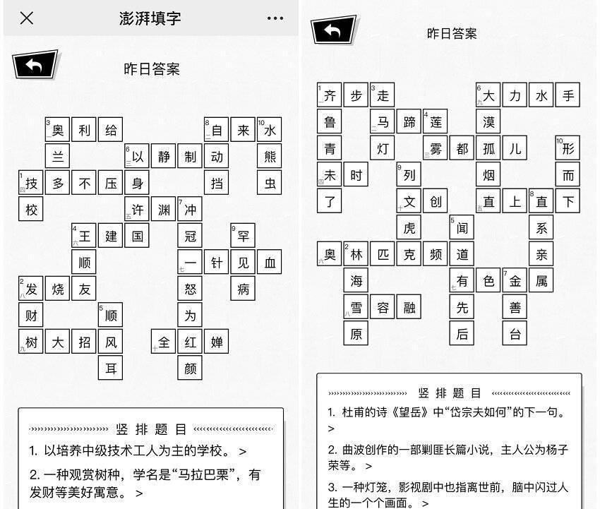 语言|当新闻媒体再遇填字游戏，新技术与老灵魂会碰撞出哪些看点?