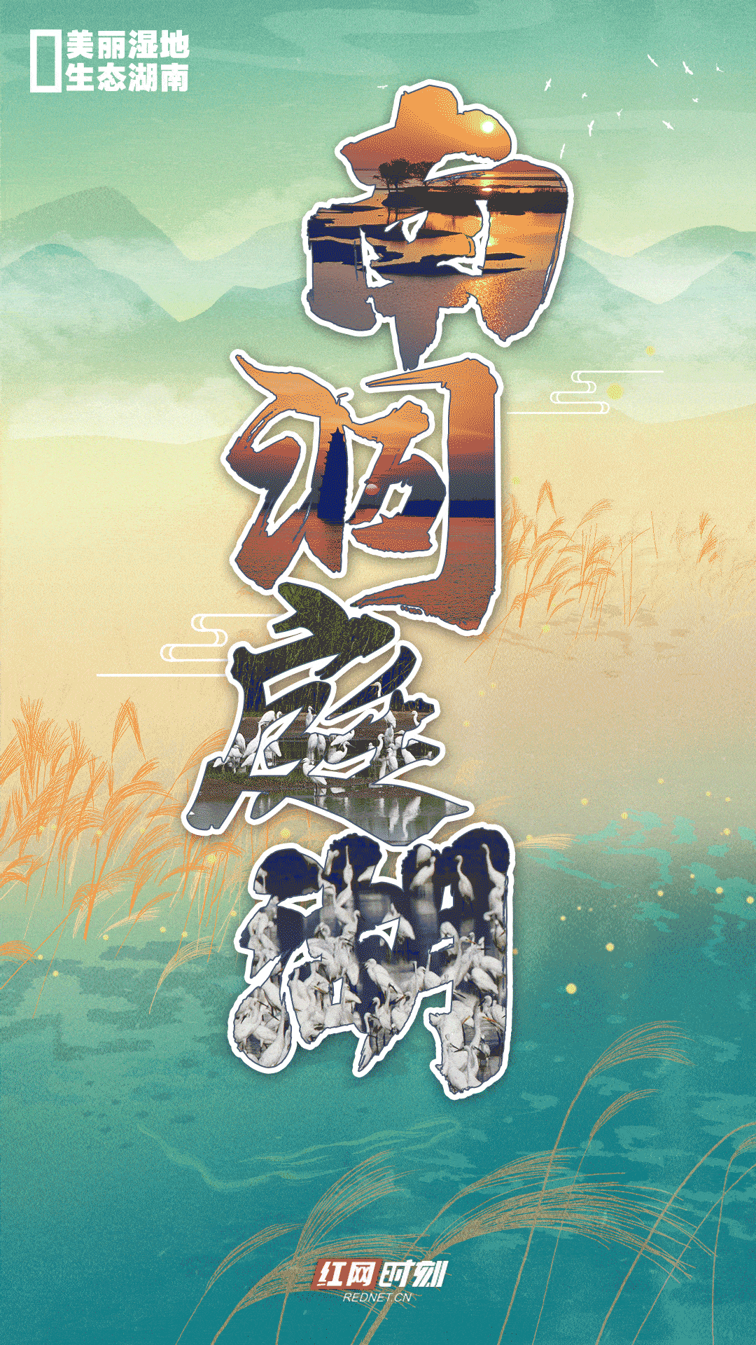 刘秋平|海报丨世界湿地日，“点一点”带你领略湖湘湿地之美