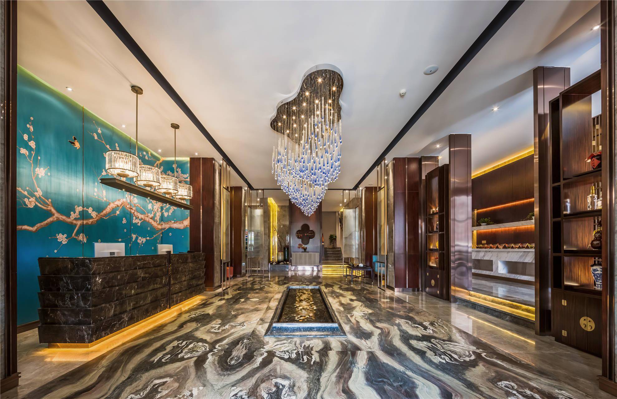 星级酒店大堂酒店大厅前台合集快捷酒店照片效果图参考素材