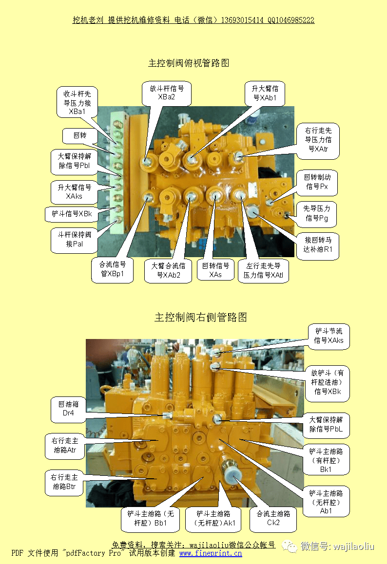 三一挖机全车电器分布电磁阀组传感器主阀主泵回转马达等电器识别
