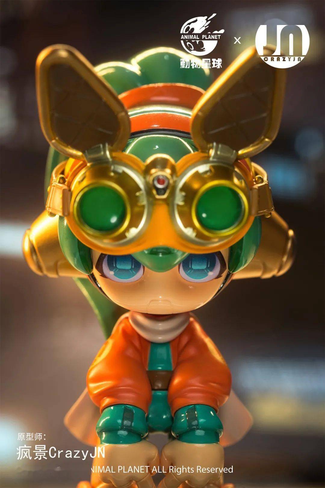 动物星球x疯景CrazyJN TOPUPU机器人，太可爱了怎么办！