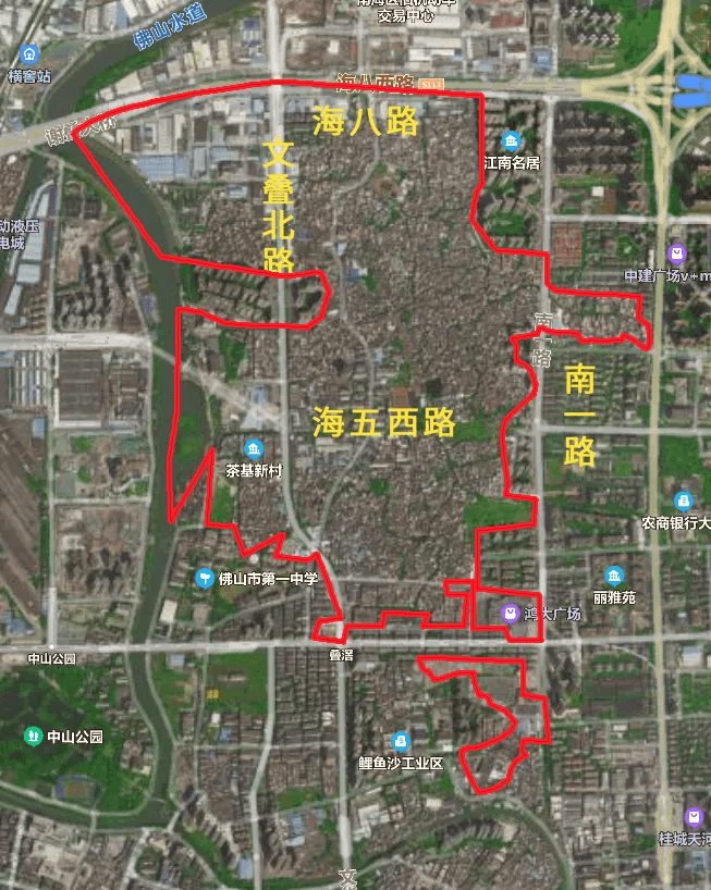 超4313亩桂城叠南叠北整村改造项目拟公开引入市场改造主体
