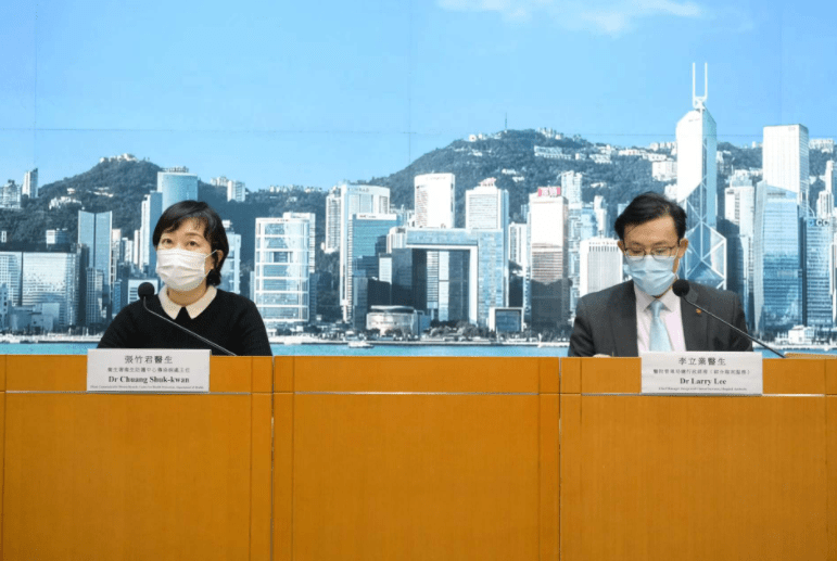香港22日初步确诊病例逾百例 大部分为一楼房居民