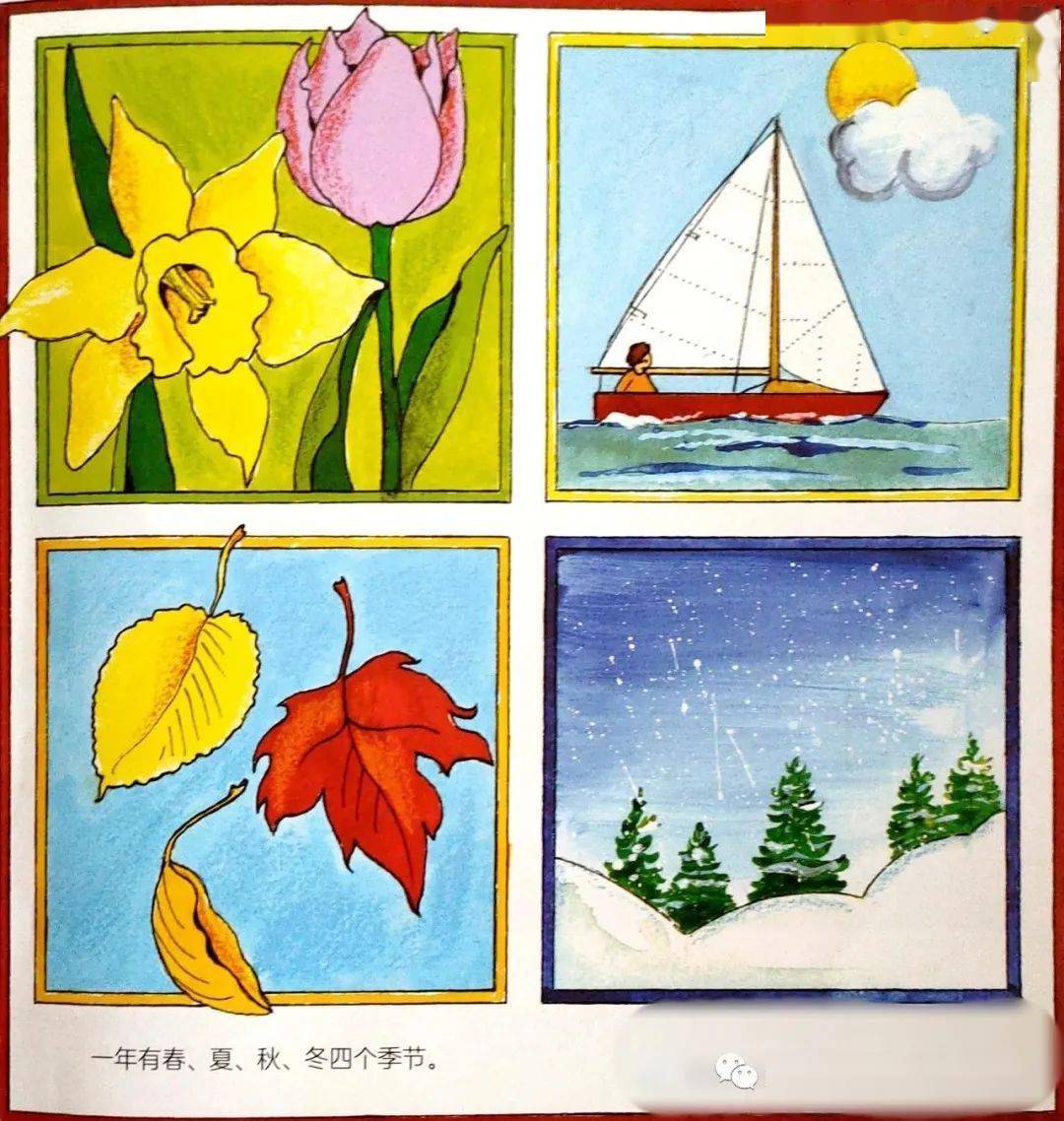 春夏秋冬 石竹幼儿园中一班课程故事