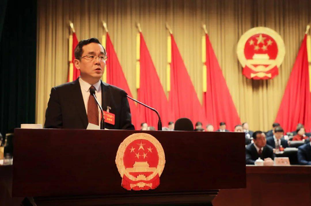 作《政府工作报告》市长张孝成隆重开幕淮南市第十七届人大一次会议