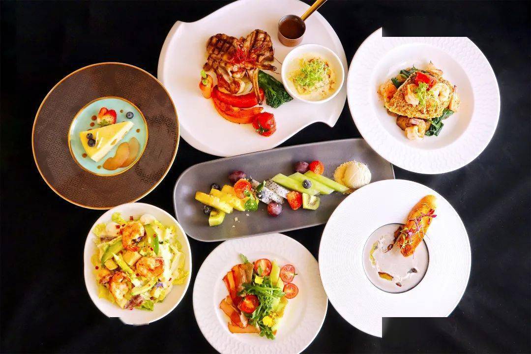 赠12间房06999起2位人广五星酒店网红旋景餐厅套餐8头鲍扇贝王另有