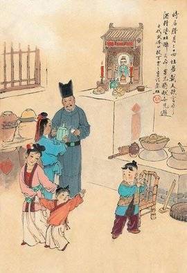 灶神|年味读年画 | 腊月二十三：祭灶神，过小年