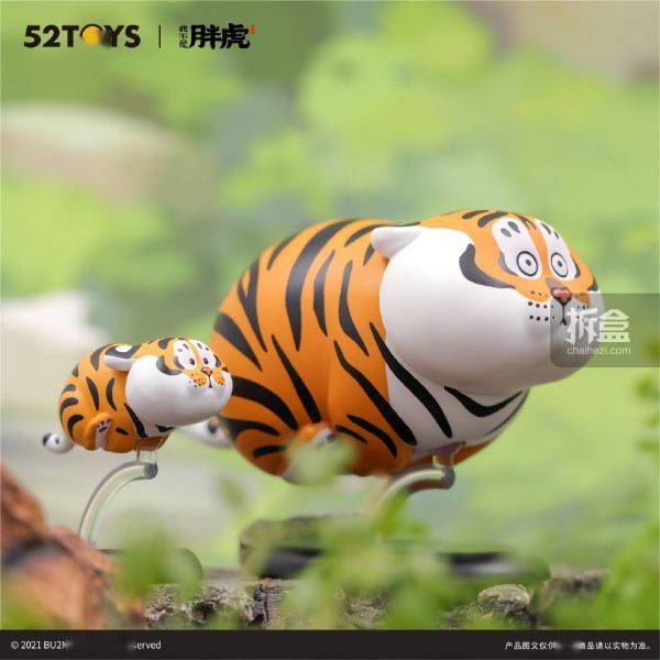 尺寸52TOYS 不二马大叔我不是胖虎 胖虎带娃盲盒潮玩虎年周边