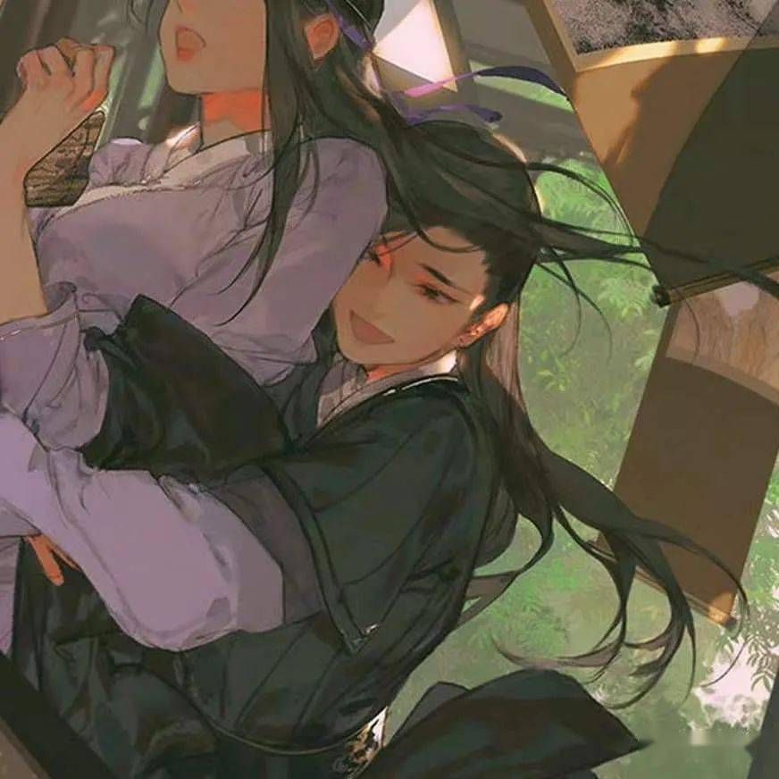 超甜的古风情侣头像来啦_楼兰_少女_内容