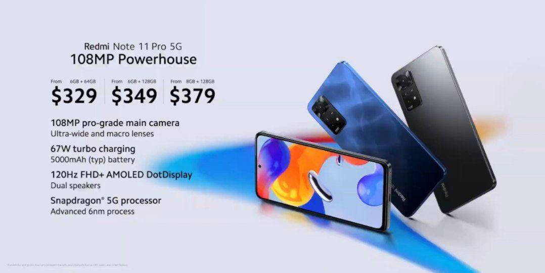 Redmi Note11 Pro / Pro 5G 海外发布