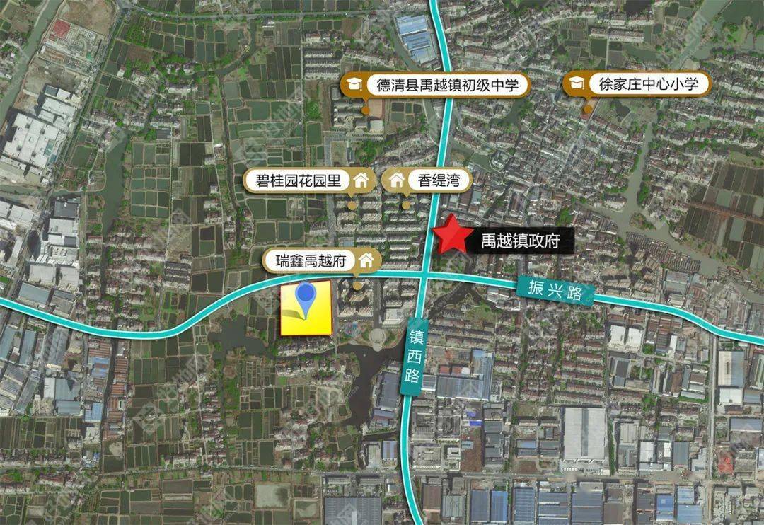 最新成交恒玖置业溢价1331竞得德清县禹越镇政府西侧500米处宅地