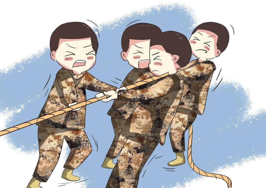 漫画|| 军人的春节这样过_战友_军营_年味