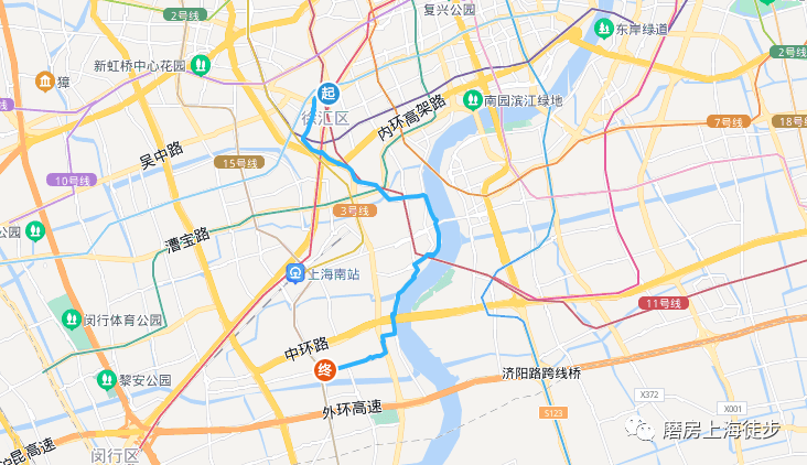 预告aa相约浦西徒步第888期2022年2月4日26号线徐汇滨江罗秀路线12